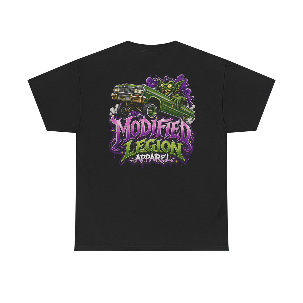 Modified Legion Apparel Tee — Retro Lowrider Graphic T-Shirt