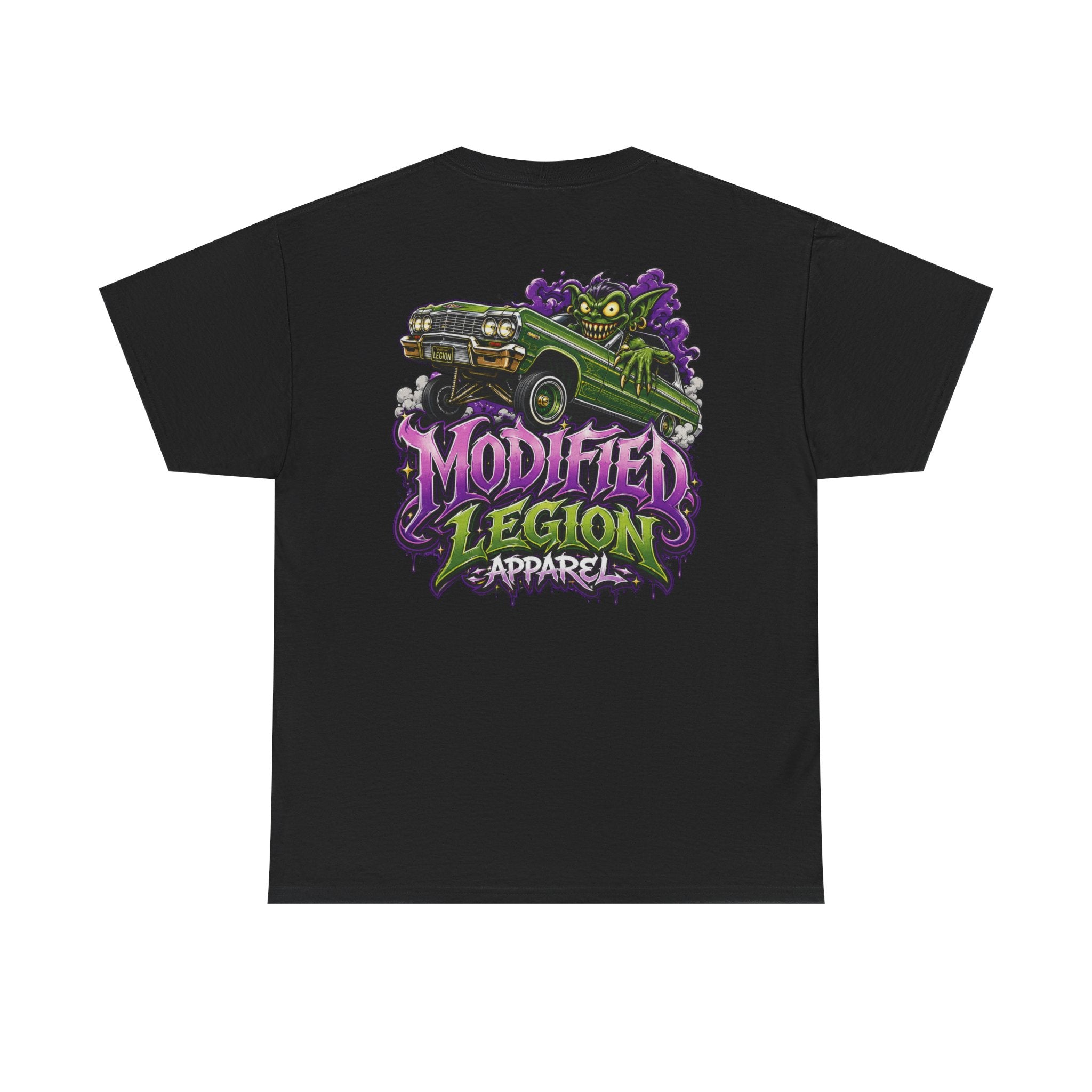 Modified Legion Apparel Tee — Retro Lowrider Graphic T-Shirt