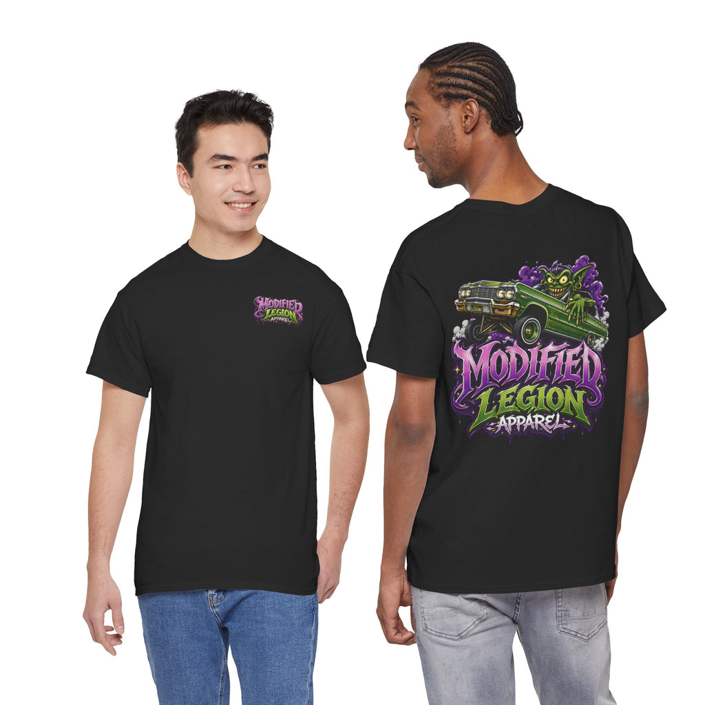Modified Legion Apparel Tee — Retro Lowrider Graphic T-Shirt